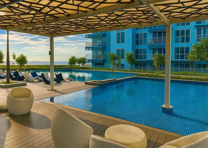 Modern Seaview 1br Near Okada Bay Airport 17 Apartment